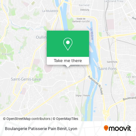 Boulangerie Patisserie Pain Bénit map