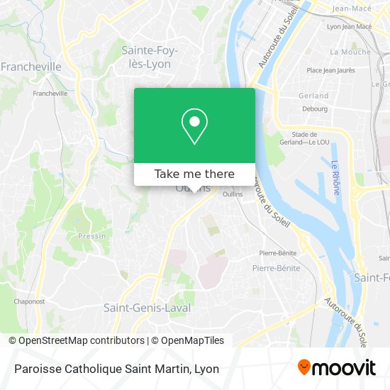 Paroisse Catholique Saint Martin map