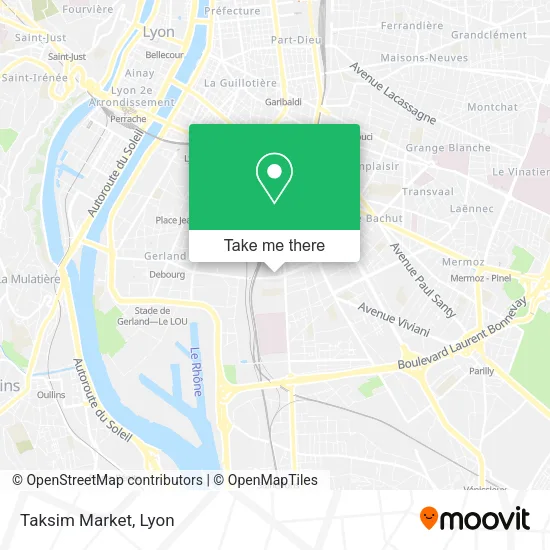 Taksim Market map