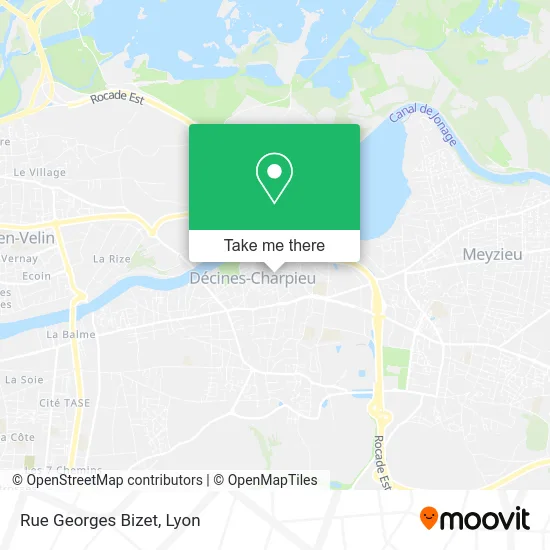 Rue Georges Bizet map