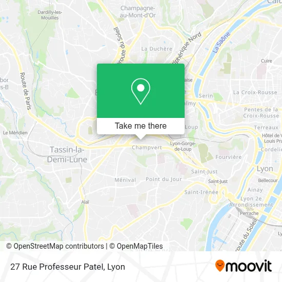 27 Rue Professeur Patel map