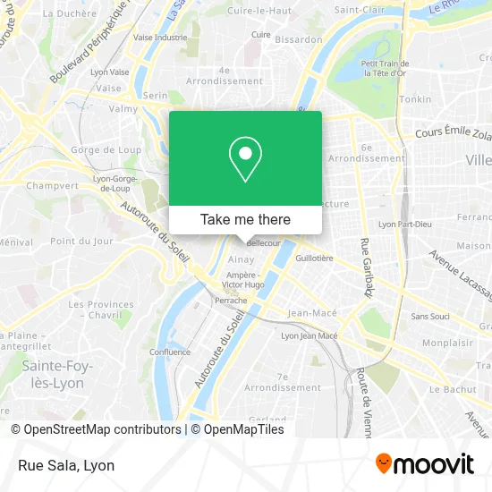 Rue Sala map