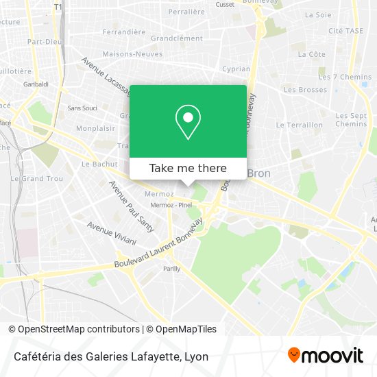 Cafétéria des Galeries Lafayette map