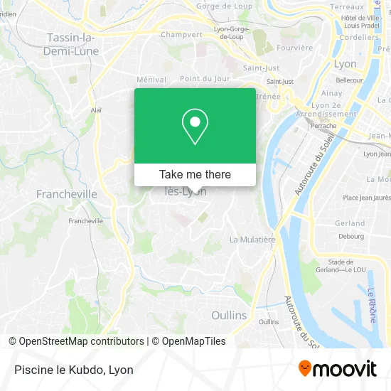 Piscine le Kubdo map