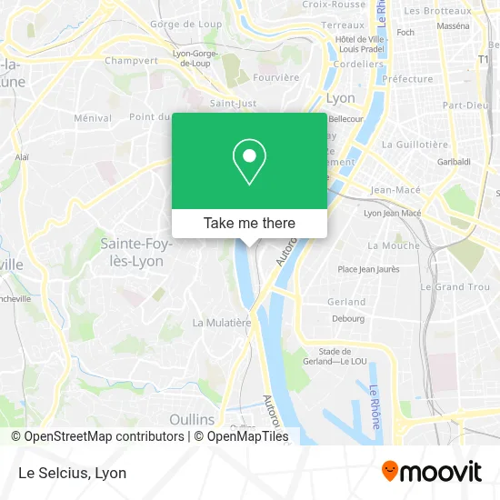 Le Selcius map