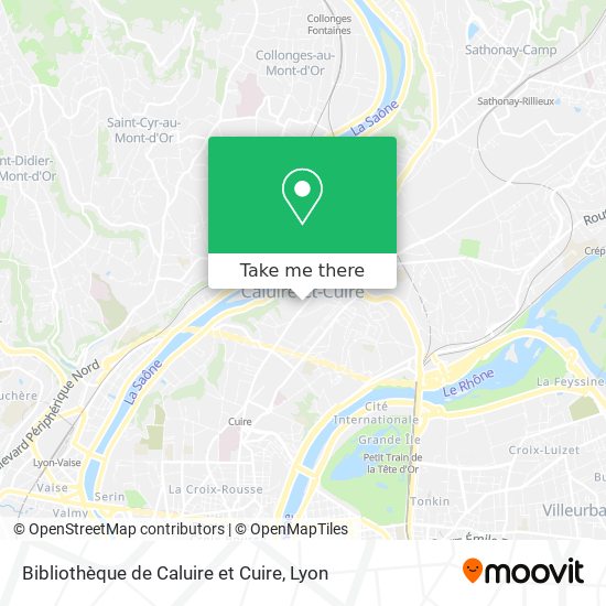 Bibliothèque de Caluire et Cuire map
