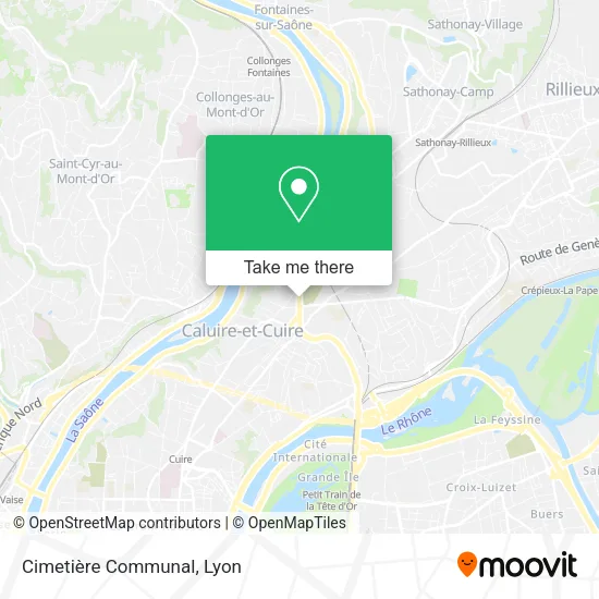 Cimetière Communal map