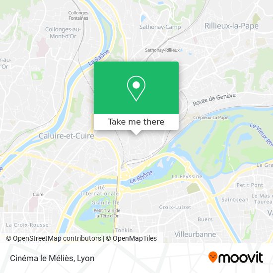 Cinéma le Méliès map