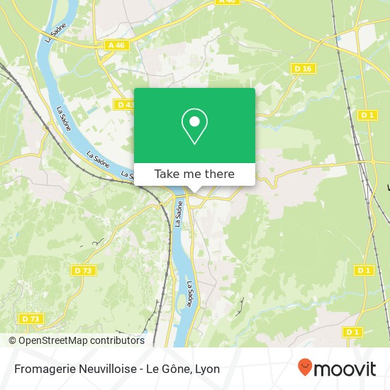 Fromagerie Neuvilloise - Le Gône map