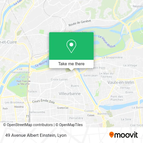49 Avenue Albert Einstein map