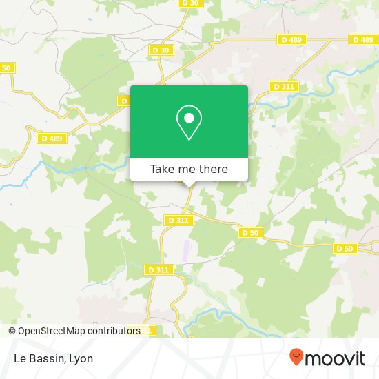 Le Bassin map