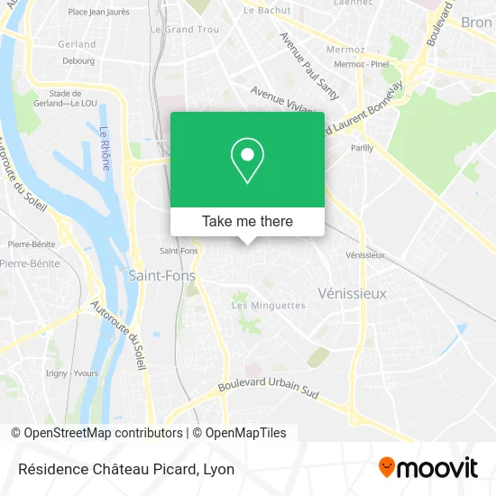 Résidence Château Picard map