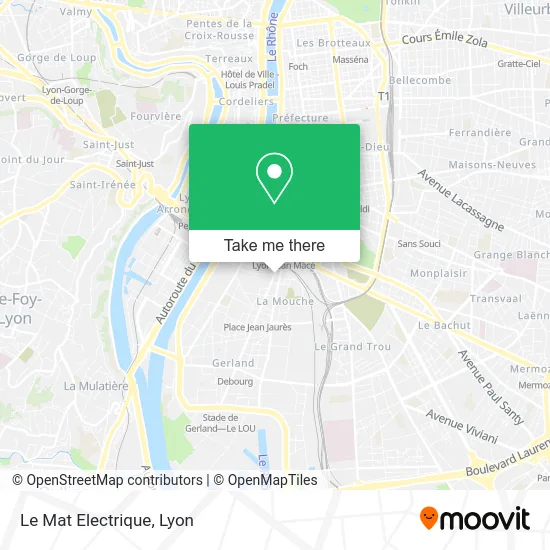 Le Mat Electrique map