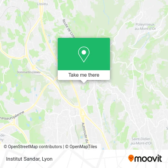 Institut Sandar map