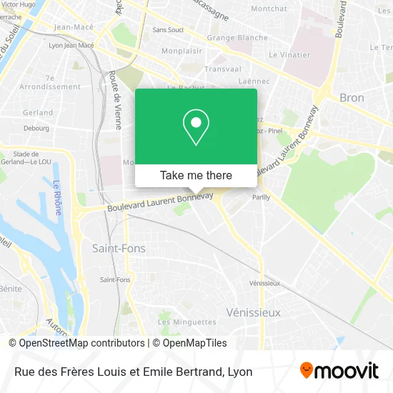 Rue des Frères Louis et Emile Bertrand map