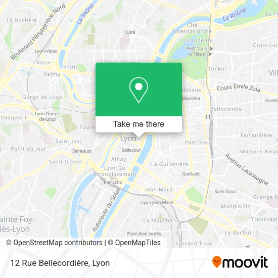 12 Rue Bellecordière map