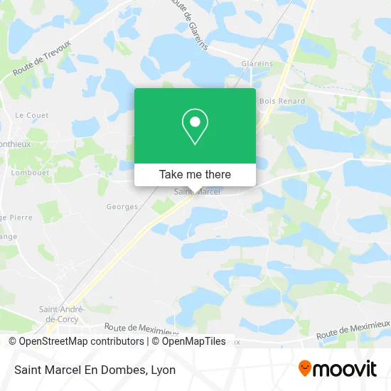 Saint Marcel En Dombes map
