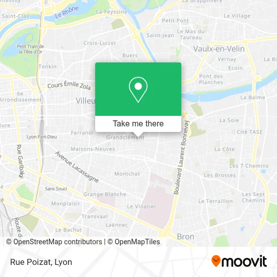 Rue Poizat map