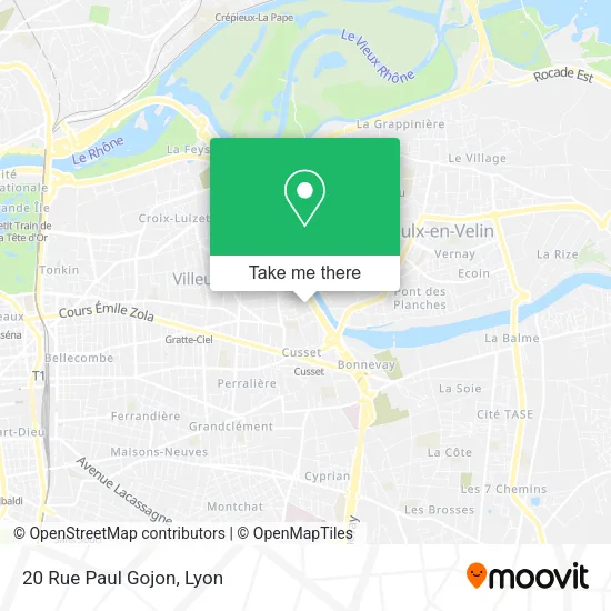 20 Rue Paul Gojon map