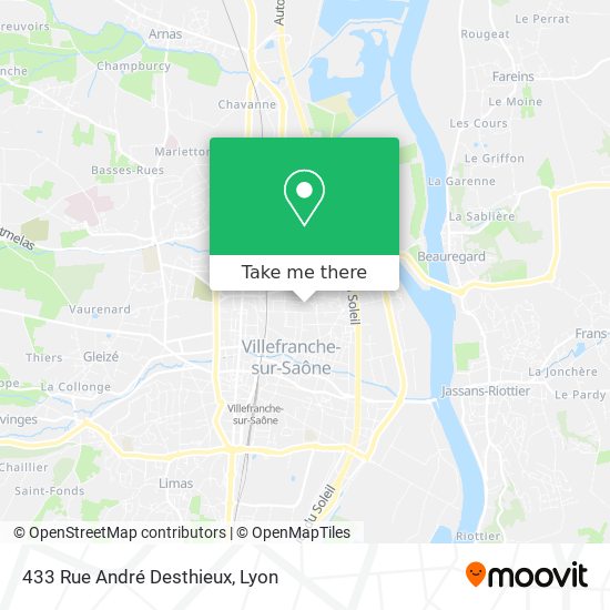 433 Rue André Desthieux map