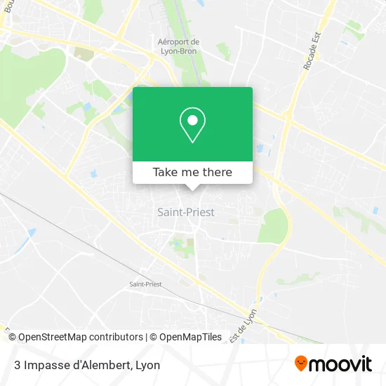 3 Impasse d'Alembert map