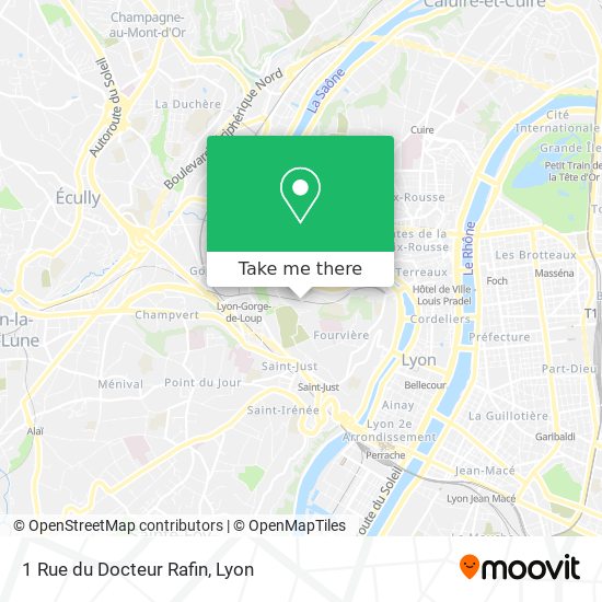 1 Rue du Docteur Rafin map