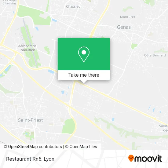 Restaurant Rn6 map
