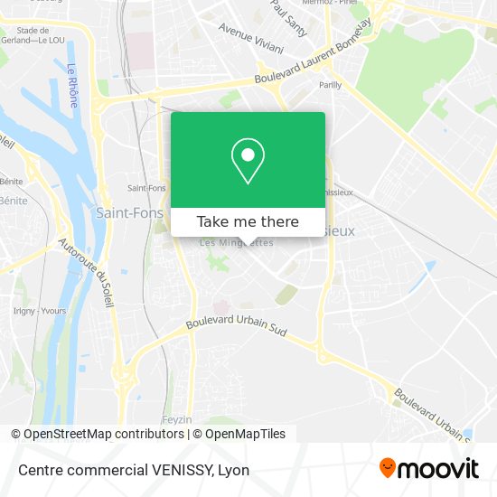 Centre commercial VENISSY map