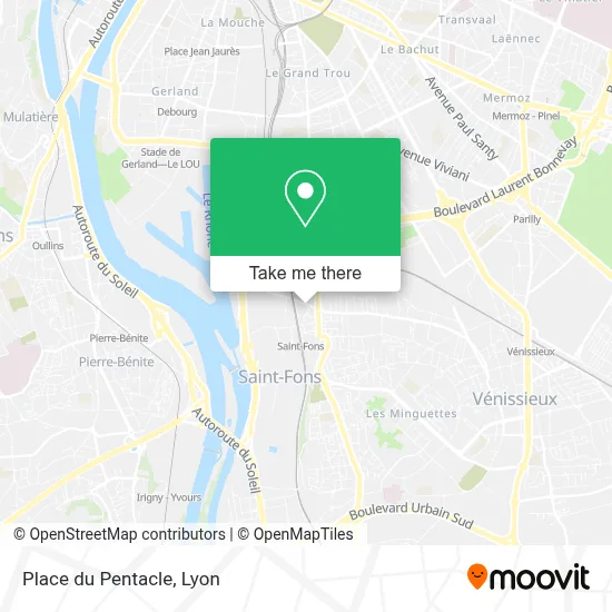 Place du Pentacle map