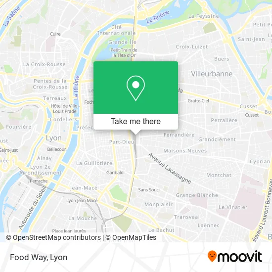 Food Way map