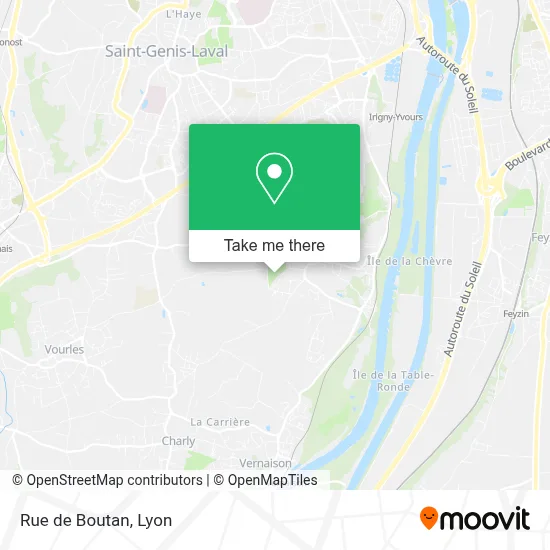 Rue de Boutan map