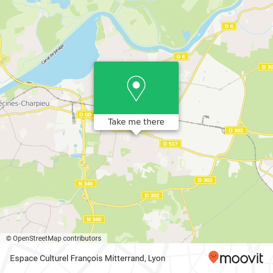 Espace Culturel François Mitterrand map