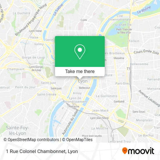 1 Rue Colonel Chambonnet map