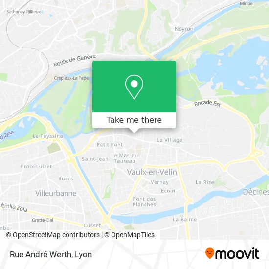 Rue André Werth map