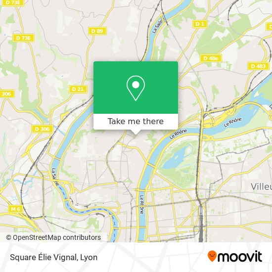 Square Élie Vignal map