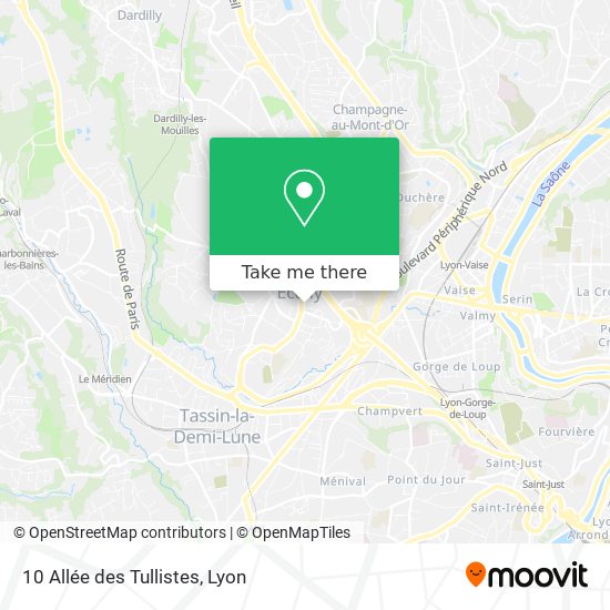 10 Allée des Tullistes map