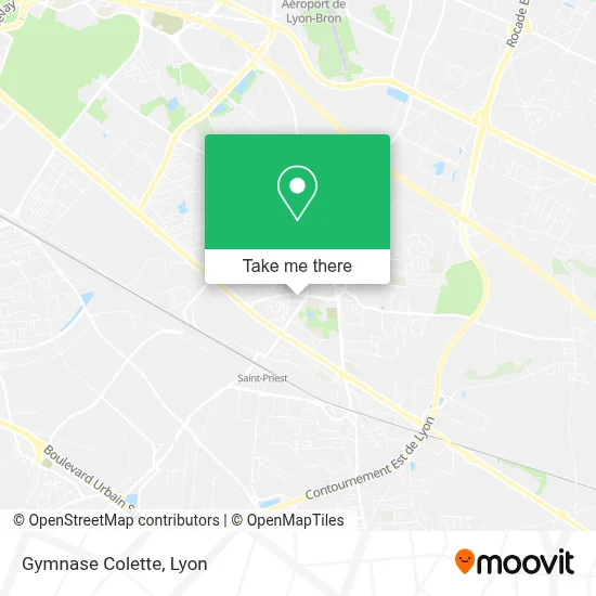 Gymnase Colette map