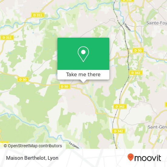 Mapa Maison Berthelot