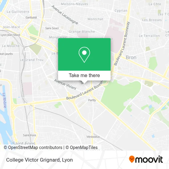 College Victor Grignard map