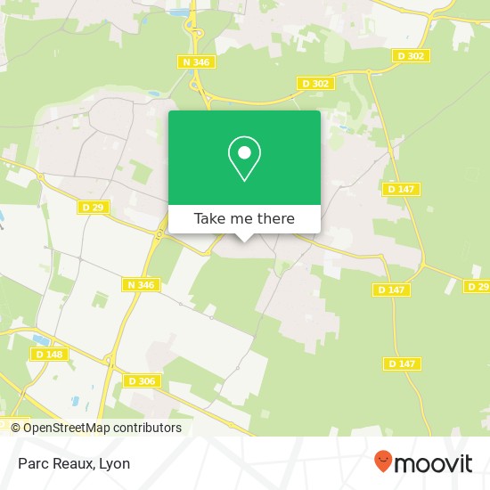 Mapa Parc Reaux