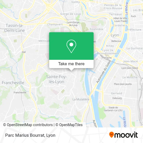 Parc Marius Bourrat map
