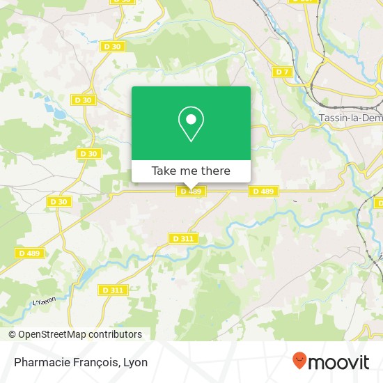 Pharmacie François map