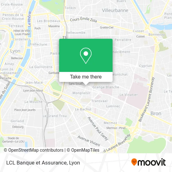 LCL Banque et Assurance map