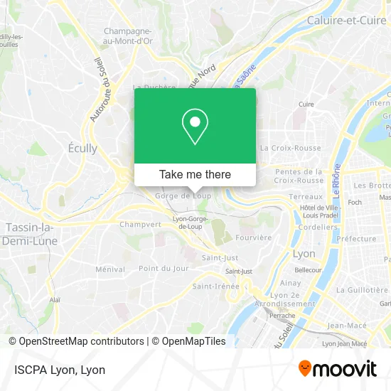 ISCPA Lyon map