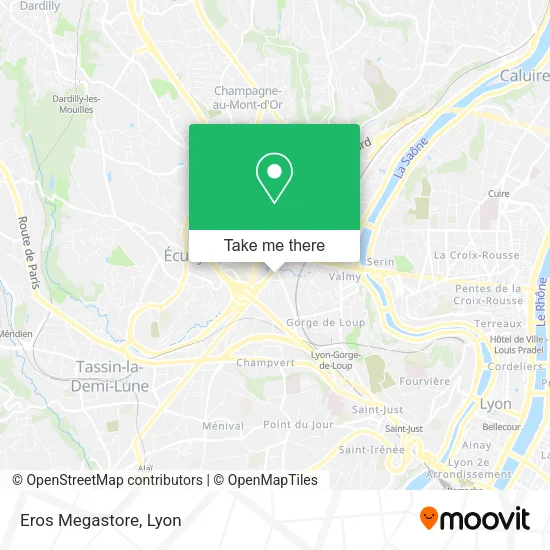 Eros Megastore map