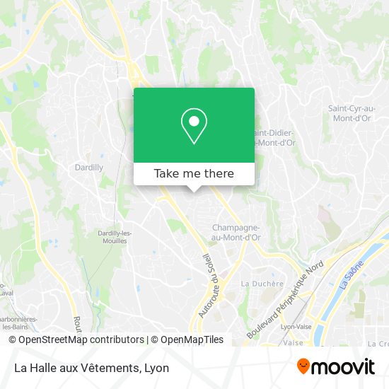 La Halle aux Vêtements map