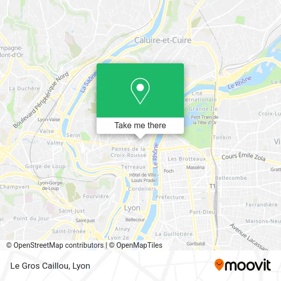 Le Gros Caillou map