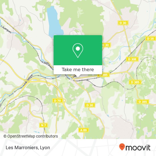 Les Marroniers map