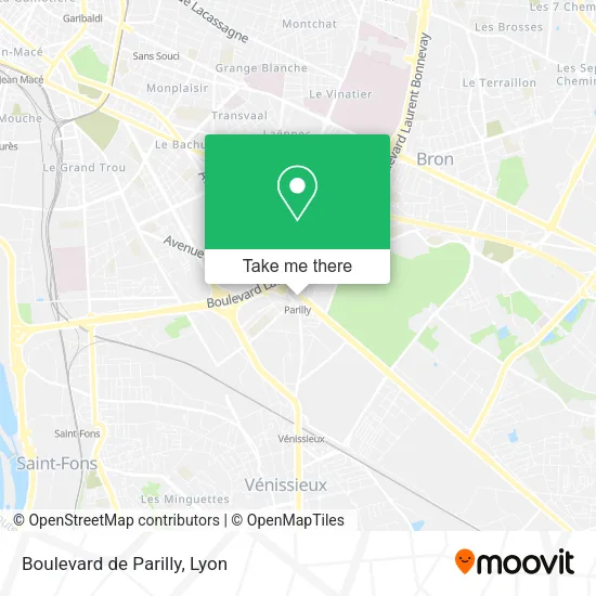 Boulevard de Parilly map