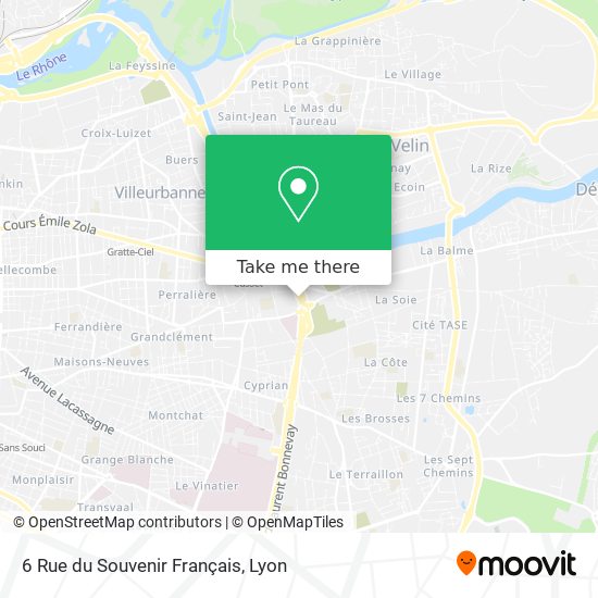 6 Rue du Souvenir Français map
